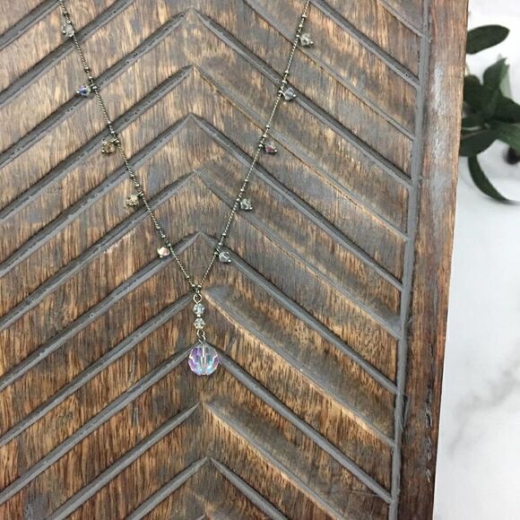 Rhinestone Beaded Necklace Pendant  - Picture 1 of 8